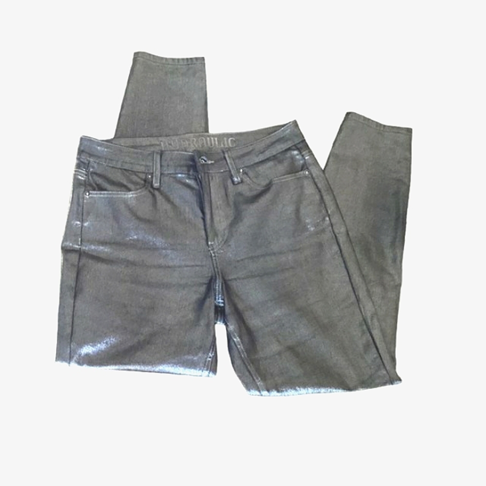 - HYDRAULIC SILVER MURRAY HIGH RISE SKINNY JEANS